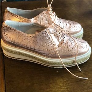 Pink Platform Shoes - Size 35